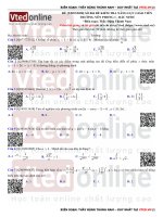 Đề kiểm tra năng lực giáo viên Toán năm 2019 – 2020 trường Yên Phong 1 – Bắc Ninh có giải chi tiết