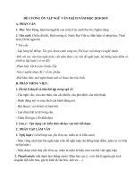 đề cương ôn tập ngữ văn 8 kì iinăm học 20182019a phần văn