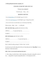 Mẫu hợp đồng thuê nhà làm văn phòng mới nhất