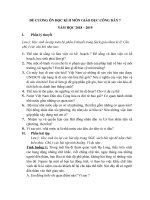 đề cương ôn học kì ii môn giáo dục công dân 7năm học 2018 – 2019iphần lý thuyết