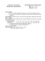 đề thi vật  lý 6 ĐỀ THI HỌC KÌ I NĂM 2014 -2015. VAYLY6.HH