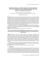ĐỔI MỚI NỘI DUNG VÀ PHƯƠNG PHÁP GIẢNG DẠY MÔN HỌC KẾ TOÁN TÀI CHÍNH TẠI CÁC TRƯỜNG ĐẠI HỌC VIỆT NAM TRONG XU THẾ HỘI NHẬP QUỐC TẾ