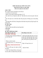 Giáo án toán lớp 1 sách kết nối tri thức với cuộc sống » Tài liệu miễn phí cho Giáo viên, học sinh.