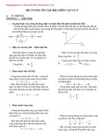 Đề cương ôn tập học kì 1 môn Vật lý lớp 9 năm 2020 - 2021 đầy đủ các dạng bài hay ra | Vật lý, Lớp 9 - Ôn Luyện