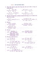 Các bài toán về rút gọn phân thức lớp 8 | Toán học, Lớp 8 - Ôn Luyện