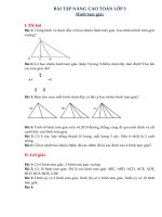 Bài tập nâng cao toán lớp 5 - Hình tam giác » Tài liệu miễn phí cho Giáo viên, học sinh.