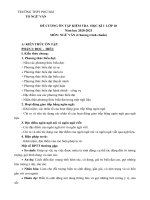 Đề cương ôn tập học kì 1 môn Văn lớp 10 năm 2020 - 2021 THPT Phú Bài | Ngữ văn, Lớp 10 - Ôn Luyện