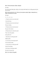 Hướng dẫn dịch và làm Lesson 3 Unit 13 SGK Tiếng Anh 5