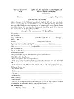 Mẫu đơn xin phép bay flycam » Tài liệu miễn phí cho Giáo viên, học sinh.