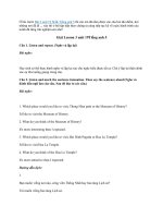 Lesson 3 unit 19 SGK Tiếng anh 5 - Giải bài tập Tiếng anh 5