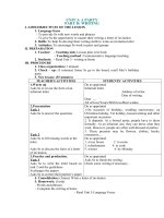 Tải Giáo án Tiếng Anh lớp 11 Unit 3: A party - Lesson 4 - Giáo án điện tử môn Tiếng Anh lớp 11