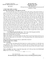 Đề khảo sát Ngữ Văn 11 đầu năm 2019 – 2020 trường Nguyễn Viết Xuân – Vĩnh Phúc - THI247.com