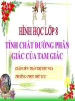 Tính chất đường phân giác của tam giác | Toán học, Lớp 8 - Ôn Luyện