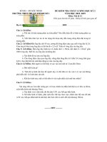 Đề thi HK2 Vật lý 11 năm 2018 – 2019 trường Thuận Thành 1 – Bắc Ninh - THI247.com