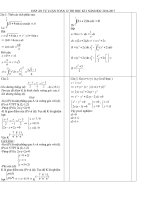 Đáp án bài kiểm tra học kỳ 2 môn toán lớp 12 trường THPT Lê thánh tôn năm học 2016- 2017 dạng tự luận | Toán học, Lớp 12 - Ôn Luyện