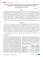 SIMULINK XÂY DỰNG MÔ HÌNH VÀ MÔ PHỎNG HỆ THỐNG NỐI LƯỚI SỬ DỤNG NGUỒN PIN MẶT TRỜI KẾT HỢP NGUỒN ẮC QUY