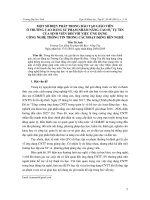 1. Một số biện pháp trong đào tạo giáo viên ở trường cao đẳng sư phạm nhằm nâng cao sự tự tin của sinh viên đối với việc ứng dụng công nghệ thông tin trong các hoạt động rèn nghề