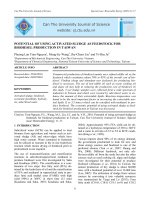 Tối ưu hóa hiệu suất trích ly tinh dầu bưởi của thiết bị trích ly dạng pilot