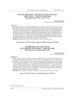 GIÁO DỤC BÌNH ĐẲNG GIỚI TRONG SÁCH GIÁO KHOA TIẾNG VIỆT 1 – CHƯƠNG TRÌNH 2018 (Bộ sách Kết nối tri thức với cuộc sống)