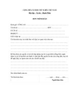 Mẫu đơn trình báo công an và hướng dẫn cách viết chi tiết