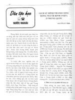 Lịch sử hình thành cộng đồng người Kinh (Việt) ở Trung Quốc