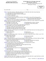 Đề thi học kì 2 GDCD 12 năm 2018 – 2019 trường Yên Lạc 2 – Vĩnh Phúc - THI247.com