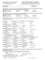 Đề thi thử môn Anh 2019 có đáp án trường THPT Nguyen Thi Minh Khai - Ha Tinh lan 1 - [tienganhthpt.com]