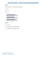 Đáp án bài C9 trang 10 sách giáo khoa môn vật lý lớp 6