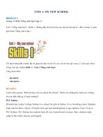 Unit 1 lớp 6: Skills 2 - trang 12 SGK Tiếng Anh 6 tập 1 | Tiếng Anh lớp 6