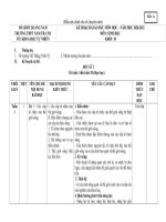 Kế hoạch giáo dục môn Sinh học 10