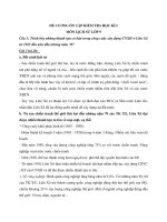 Đề cương ôn tập kiểm tra học kì 1 môn lịch sử 9