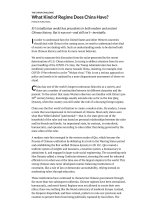 Bài đọc 4.2. What Kind of Regime Does China Have? (Chỉ có bản tiếng Anh)