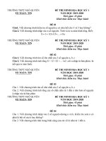 đề thi hk minh họa 11