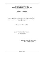 Phân tích tổn thất điện năng trên đường dây tải điện 500kv 
