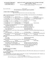 Đề thi học kì 2 Lịch sử 11 năm học 2019 - 2020 sở GD&ĐT Vĩnh Phúc - THI247.com