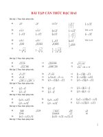 Bai tap rut gon can thuc bac hai 