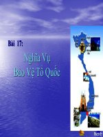 Bài giảng GDCD 9 bài 17 Nghĩa vụ bảo vệ Tổ quốc | Lớp 9, GDCD - Ôn Luyện