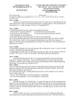 Đề thi chọn HSG Hóa học 11 năm 2017 - 2018 trường THPT Lý Thái Tổ - Bắc Ninh - THI247.com