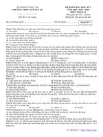 Đề thi học kì 1 GDCD 12 năm 2019 – 2020 trường THPT Ngô Gia Tự – Đắk Lắk - THI247.com