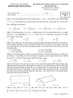 Đề khảo sát Toán 12 lần 1 năm 2019 trường THPT Hùng Thắng – Hải Phòng