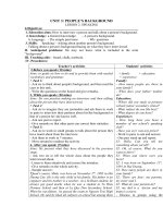 Tải Giáo án Tiếng Anh lớp 10 Unit 3: People's background - Lesson 2 - Giáo án điện tử môn Tiếng Anh lớp 10