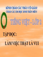 bài Tập đọc - Làm việt thật vui | Ngữ văn, Lớp 2 - Ôn Luyện