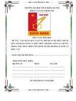 Vận dụng mối quan hệ giữa cơ sơ hạ tầng và kiến trúc thượng tầng của đcsvn trong kinh tế thị trường ở nước ta