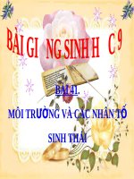 Môi trường và các nhân tố sinh thái | Lớp 9, Sinh học - Ôn Luyện