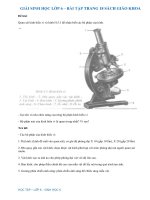 Câu hỏi thảo luận trang 18 SGK Sinh 6 | Giải bài tập Sinh lớp 6 trang 18 | Soạn Sinh 6