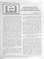 Nhân học phát triển: lý thuyết, phương pháp và kỹ thuật nghiên cứu điền dã