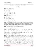 8 Đề thi thử học kì 1 môn Toán lớp 7 năm 2020 - 2021 THCS Tân Bình | Toán học, Lớp 7 - Ôn Luyện