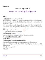 Giáo án Đạo đức 5 bài 11 Em yêu Tổ quốc Việt Nam | Lớp 5 - Ôn Luyện