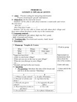 Tải Giáo án Tiếng Anh lớp 9 Unit 3: A trip to the countryside - Lesson 2 - Giáo án điện tử môn Tiếng Anh lớp 9