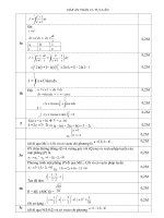 Đáp án bài kiểm tra học kỳ 2 môn toán lớp 12 năm học 206-2017 dạng tự luận | Toán học, Lớp 12 - Ôn Luyện
